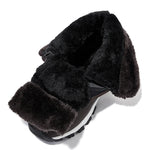 Women Platform Snow Boots Thick Plush Non-slip Boots