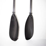 3K Glossy Carbon Fiber Kayaking 4-Section Kayak Paddle Double Blades