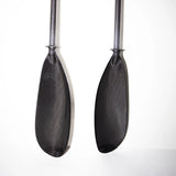 3K Glossy Carbon Fiber Kayaking 4-Section Kayak Paddle Double Blades