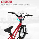 20 inch Freestyle Kids BMX Bike Beginner-Level to Advanced Riders