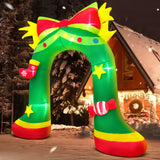 Christmas Santa Claus Inflatable Decoration for Home Outdoor Xmas Elk Yard Garden