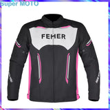 FEHER Youth Motorcycle Jacket 7 CE Protective Winter Warm Removable Inner Liner