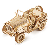 3D Puzzle Movable Steam Train Car ,Jeep Assembly Toy Gift for Children
