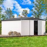 12' X 12' Shed Metal Outdoor Storage Sheds & Outdoor Storage with Lockable Doors