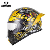 SOMAN Motorcycle Helmet Full face helmet Off-road Racing