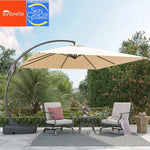 Grand patio 10x10 FT Patio Offset Umbrella Large Square Aluminum Cantilever Umbrella