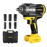 Cordless Impact Wrench for Dewalt 20V Max Battery (No Battery)Brushless High Torque Impact Gun