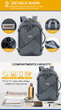 New Fashion Waterproof Business Backpack For Men