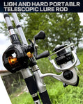 2024 New Lure Fishing Rod Set 1.5-2.4m Carbon Fiber Fishing Rod