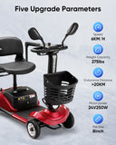 4 Wheels Electric Mobility Scooter For Adult Elderly Disabled People