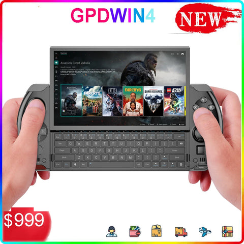 GPD WIN 4 Gaming Laptops Handheld Game Players 6.0 inch  Gamer Laptop 16GB+512GB Window 11