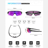 SCVCN Polarized MTB Cycling Glasses UV400 Sports Runing Sunglasses Men’s Women