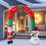 Christmas Decor Inflatables Archway Outdoor Decorations with LED Lights