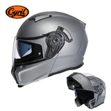 Motorcycle Helmet Dual Visor Modular Flip up Full Face Helmet