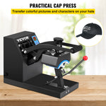 VEVOR Hat Cap Heat Press 5.5 x 3.5 inch Heat Transfer Stamping Sublimation Machine