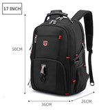 Waterproof 20 Inch Laptop Backpacks USB Charging School Bag