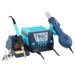 BAKON 2-in-1 High Power Soldering Station Electric Soldering Iron Hot Air Gun