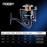 Noeby Infinite Power Spinning Fishing Reel 5000H 8000H 10000H Aluminum Max Drag