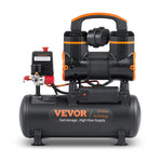 VEVOR Silent Air Compressor 900W 1450W 1800W Quiet Oil-free Portable