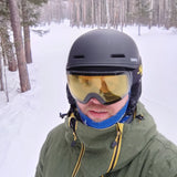 COPOZZ Ski Helmet Half-covered Anti-impact Skiing Helmet