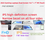 New Arrivals 12th Generation Intel N95 Dual Screen Laptop Gaming Laptop 15.6inch