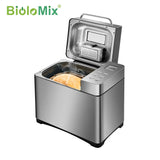 Biolomix Stainless Steel 1KG 19-in-1 Automatic Bread Maker 650W