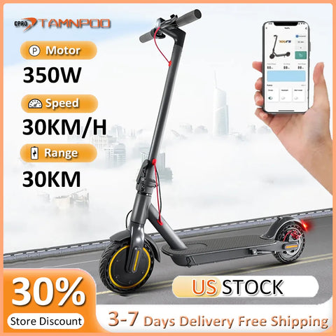 350W Electric Scooter for Adults 36V Max Speed 30KM/H 8.5 Inch Tires