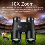 Portable Auto-Focus Binoculars 10X 42mm Objective Lens Binoculars