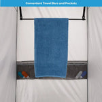 Instant Cabin Shower Tent  2 Room Camping Utility Tent with Changing Privacy Room