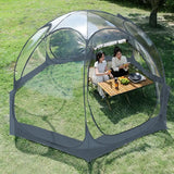 Transparent Thickened PVC Starry Star Tent Portable Spherical Outdoor Camping Tent Quick Opening