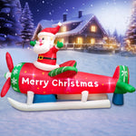 Christmas Santa Claus Inflatable Decoration for Home Outdoor Xmas Elk Yard Garden