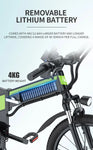 500W Electric Bike 12.8AH 23Mph Aluminum Alloy Ebike