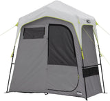 Instant Cabin Shower Tent  2 Room Camping Utility Tent with Changing Privacy Room