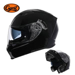 Motorcycle Helmet Dual Visor Modular Flip up Full Face Helmet