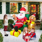 Christmas Santa Claus Inflatable Decoration for Home Outdoor Xmas