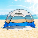 Beach Tent Sun Shelter Pop Up  X-Large 4-5 Person Portable Beach Shade