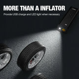 GOOLOO Car Air Compressor Electric Tyre Inflator Pump With LED Lamp