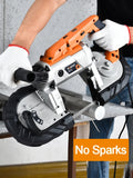 1100W Portable Band Saw Removable Alloy Steel Base Cordless Band Saw