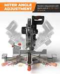 12-inch Compound Miter Saw with Double Bevel Cutting Laser Guide