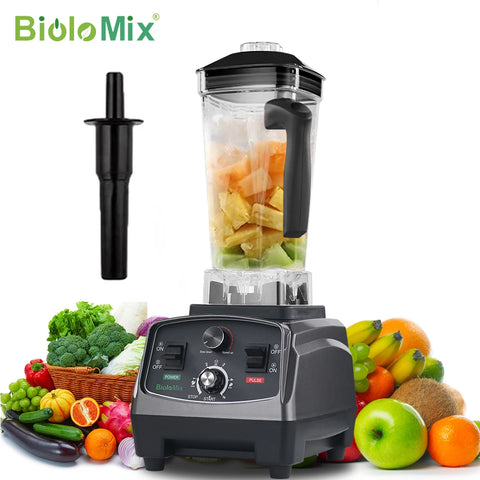 BioloMix 3HP 2200W Heavy Duty Commercial Grade Timer Blender Mixer Juicer