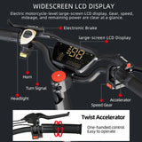 49MPH Fast Eelectric Scooter with Seat 60v 5600w 2 Motors E-Scooter