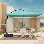 Grand patio 10x10 FT Patio Offset Umbrella Large Square Aluminum Cantilever Umbrella