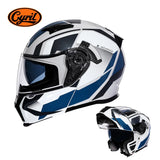 Motorcycle Helmet Dual Visor Modular Flip up Full Face Helmet