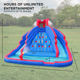 Ultra Climber Inflatable Water Slide Park Heavy-Duty for Outdoor Fun