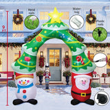 Christmas Santa Claus Inflatable Decoration for Home Outdoor Xmas