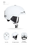 COPOZZ Ski Helmet Half-covered Anti-impact Skiing Helmet