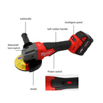 Milwaukee 125mm/100mm Braking Brushless Angle Grinder 3 Gears M14 Electric Cordless