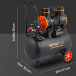 VEVOR Silent Air Compressor 900W 1450W 1800W Quiet Oil-free Portable