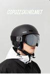 COPOZZ Ski Helmet Half-covered Anti-impact Skiing Helmet