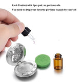 10pcs/lot Wholesale Aromatherapy Locket Necklace Stainless Steel Essential Oil Diffuser